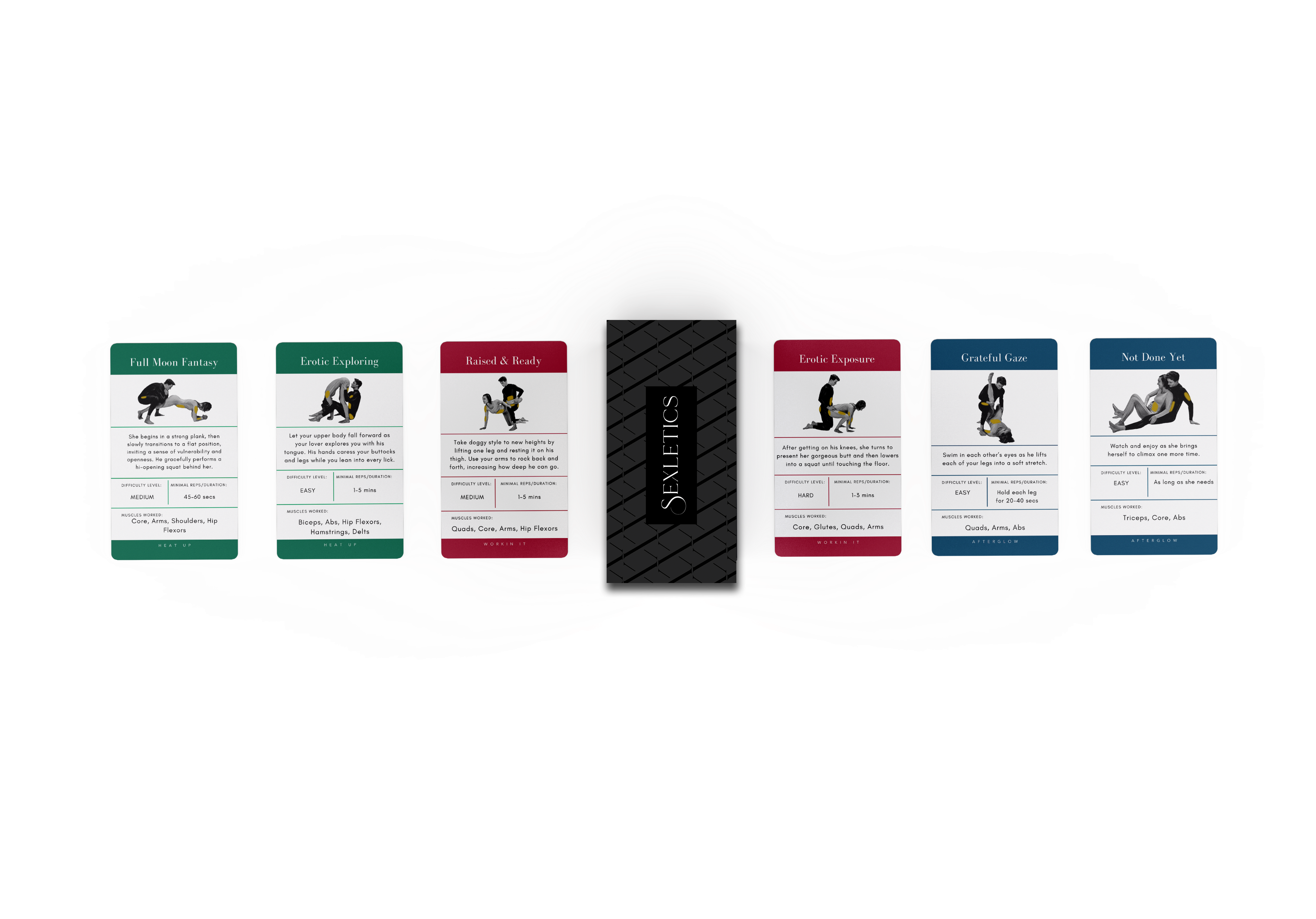 Sexletics Signature Box: The Couples Card Game for Fitness Lovers